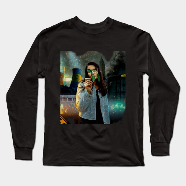 SF SF Long Sleeve T-Shirt by Artstati